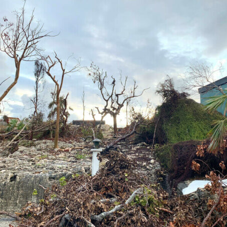 Destruction in the Bahamas after Hurricane Dorian