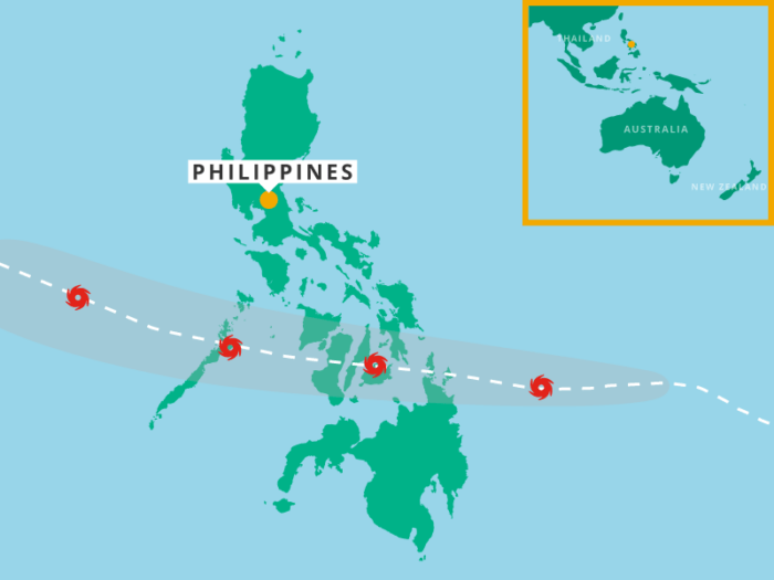 Typhoon Rai Path