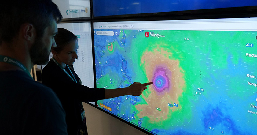Monitoring storms and hurricanes - ShelterBox Canada